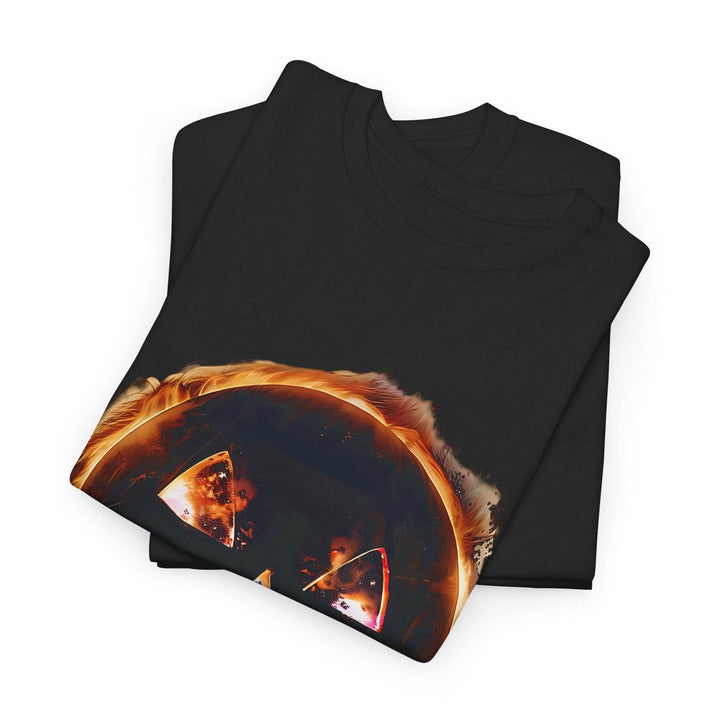 Bold Halloween Eclipse Shirt - Edgy Pumpkin Tee - Gutsy Garb