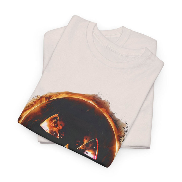 Bold Halloween Eclipse Shirt - Edgy Pumpkin Tee - Gutsy Garb