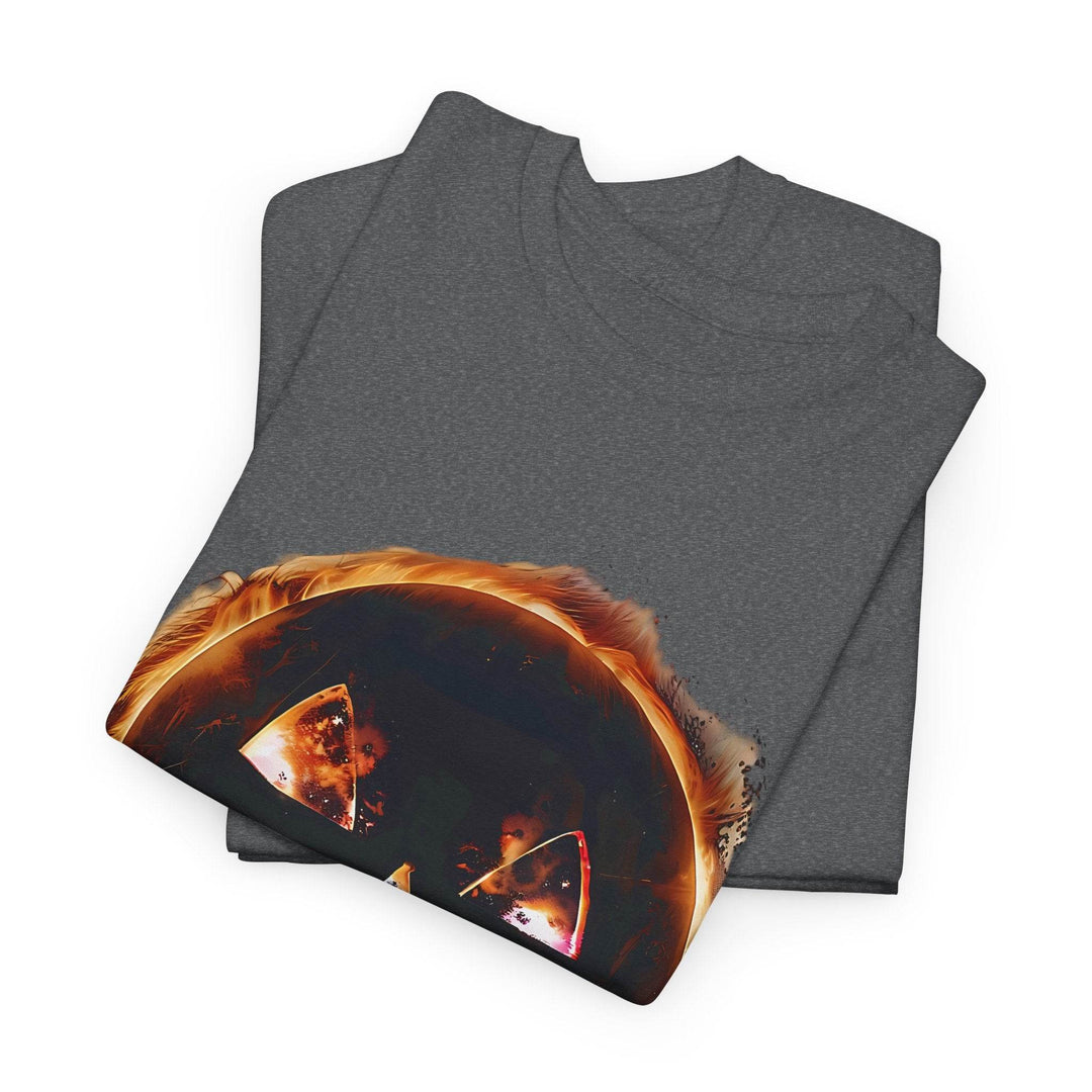 Bold Halloween Eclipse Shirt - Edgy Pumpkin Tee - Gutsy Garb