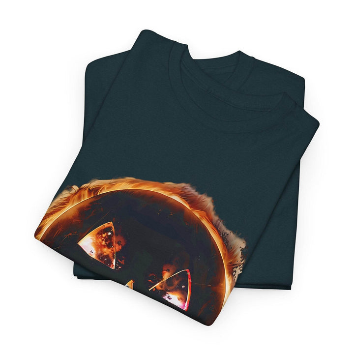 Bold Halloween Eclipse Shirt - Edgy Pumpkin Tee - Gutsy Garb