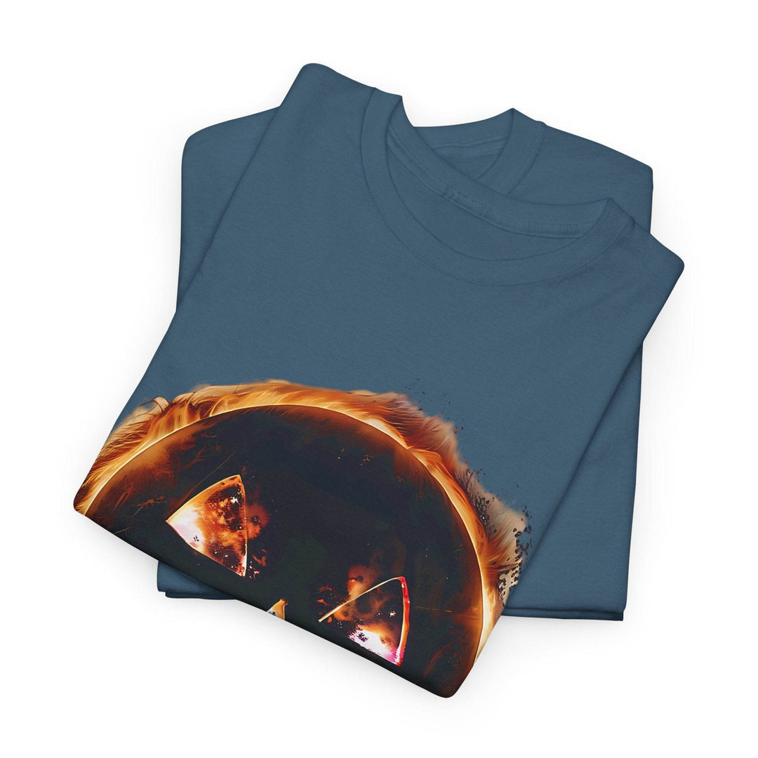 Bold Halloween Eclipse Shirt - Edgy Pumpkin Tee - Gutsy Garb