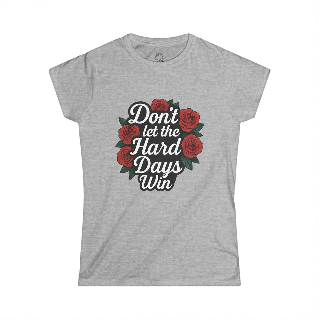 Confidence Empowering Apparel T-Shirt - Bold Rose Design - Gutsy Garb