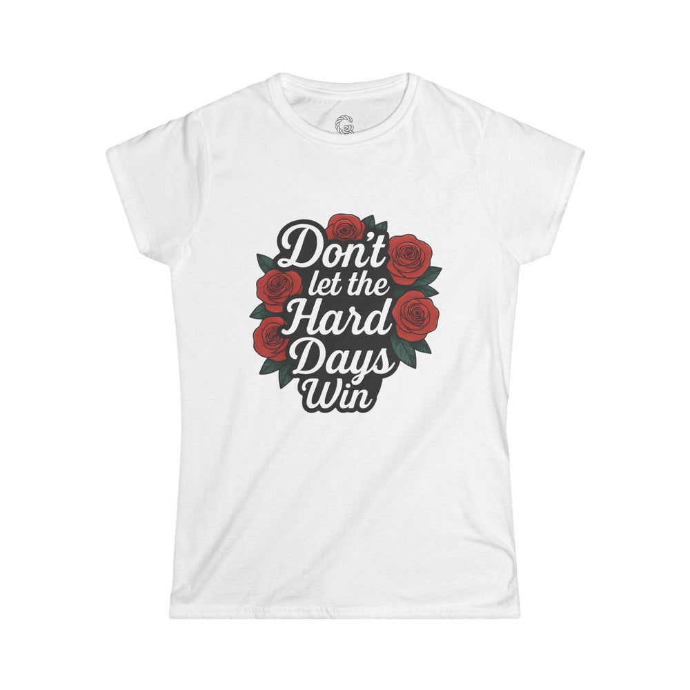 Confidence Empowering Apparel T-Shirt - Bold Rose Design - Gutsy Garb