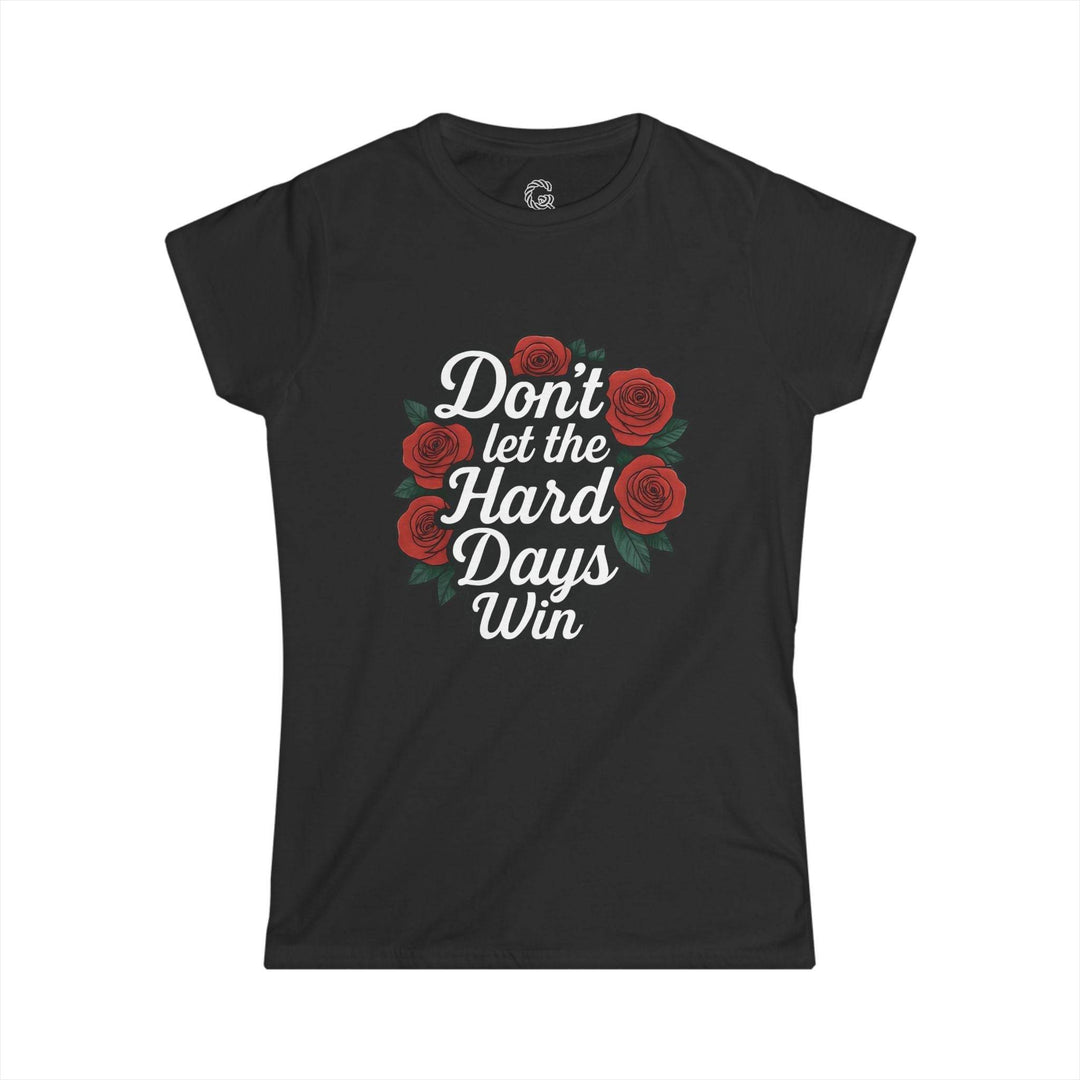 Confidence Empowering Apparel T-Shirt - Bold Rose Design - Gutsy Garb