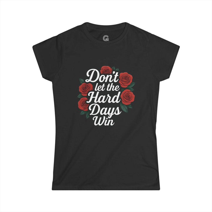 Confidence Empowering Apparel T-Shirt - Bold Rose Design - Gutsy Garb