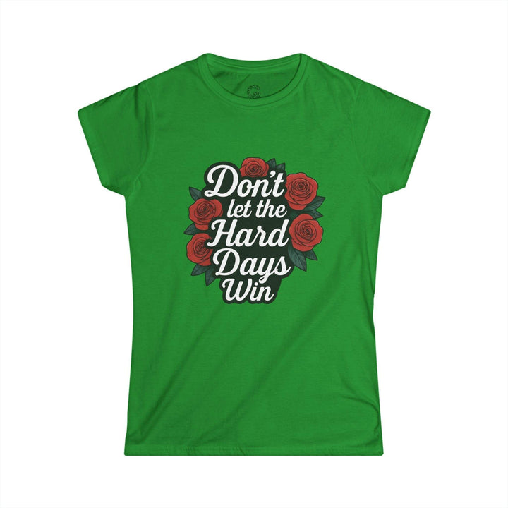 Confidence Empowering Apparel T-Shirt - Bold Rose Design - Gutsy Garb