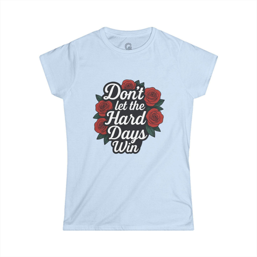 Confidence Empowering Apparel T-Shirt - Bold Rose Design - Gutsy Garb