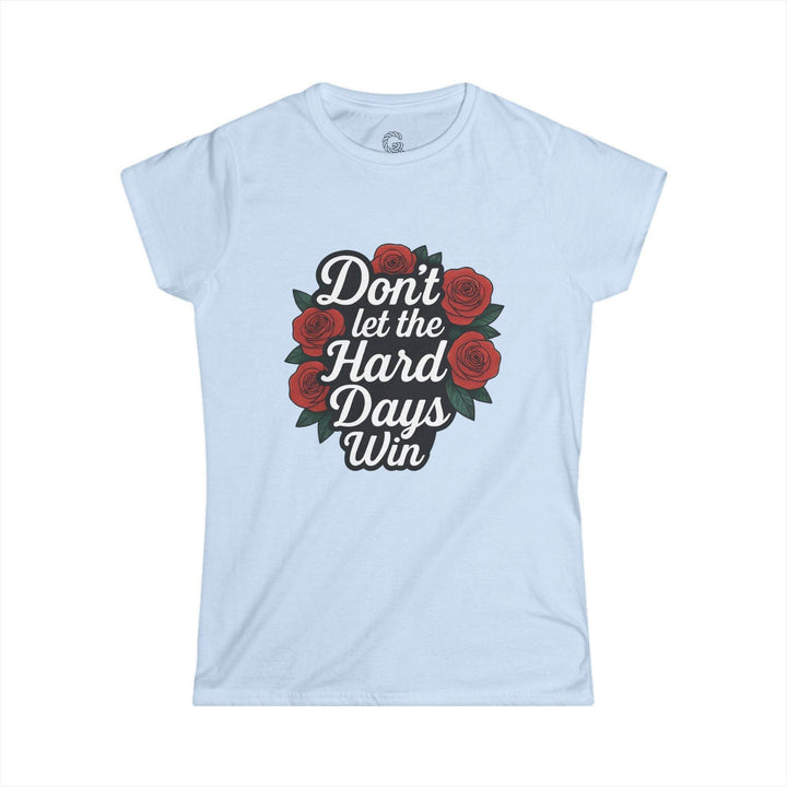Confidence Empowering Apparel T-Shirt - Bold Rose Design - Gutsy Garb