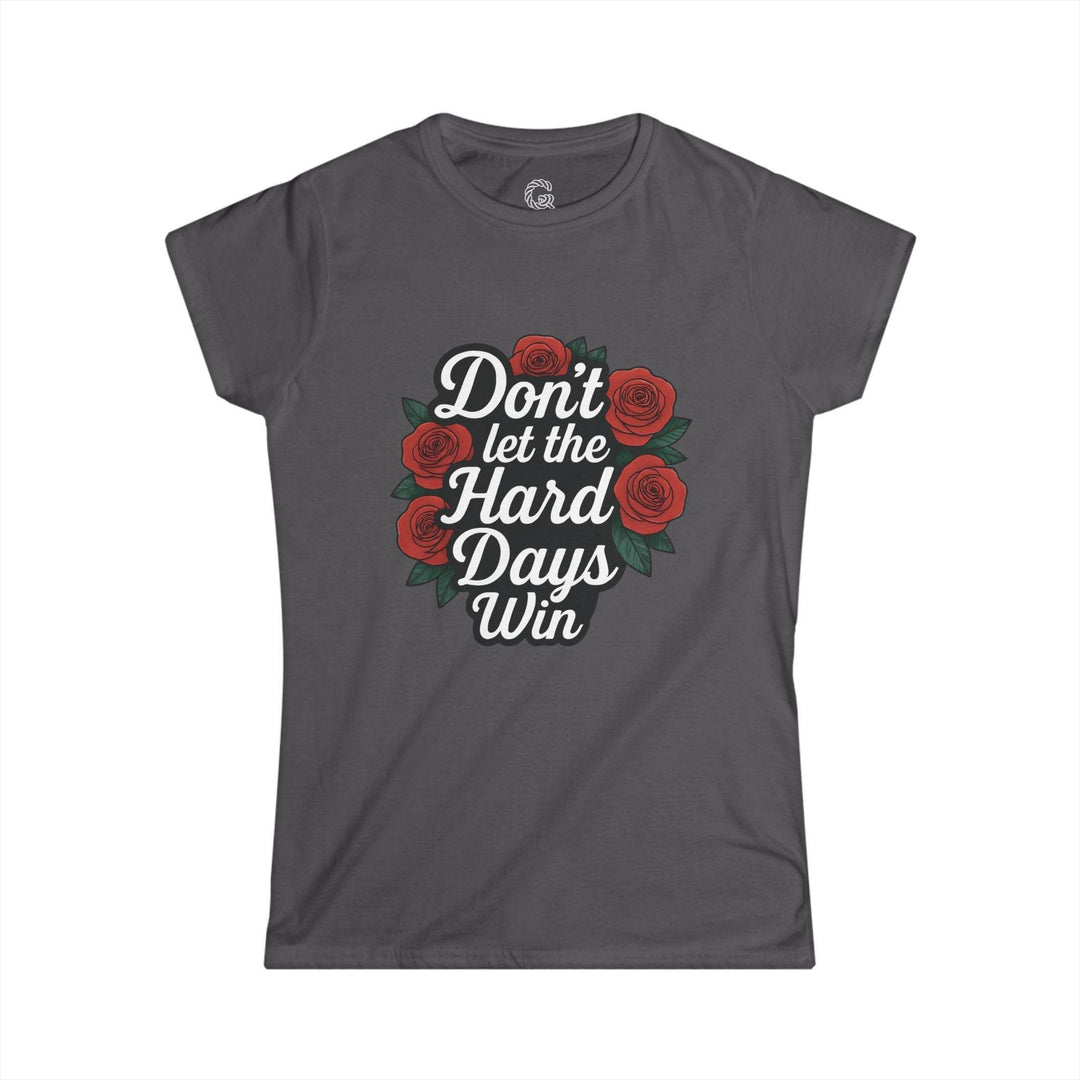Confidence Empowering Apparel T-Shirt - Bold Rose Design - Gutsy Garb