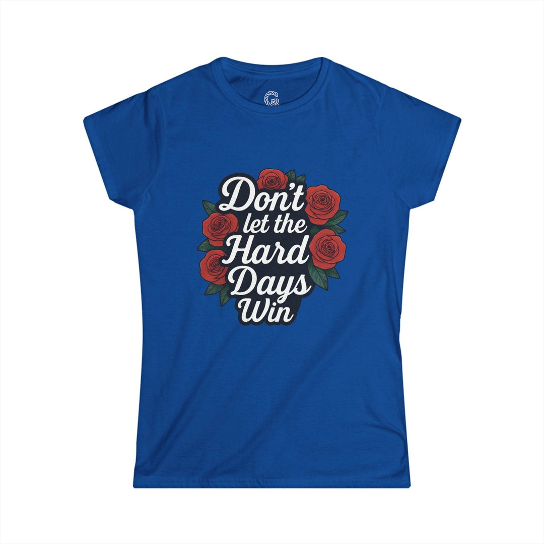 Confidence Empowering Apparel T-Shirt - Bold Rose Design - Gutsy Garb