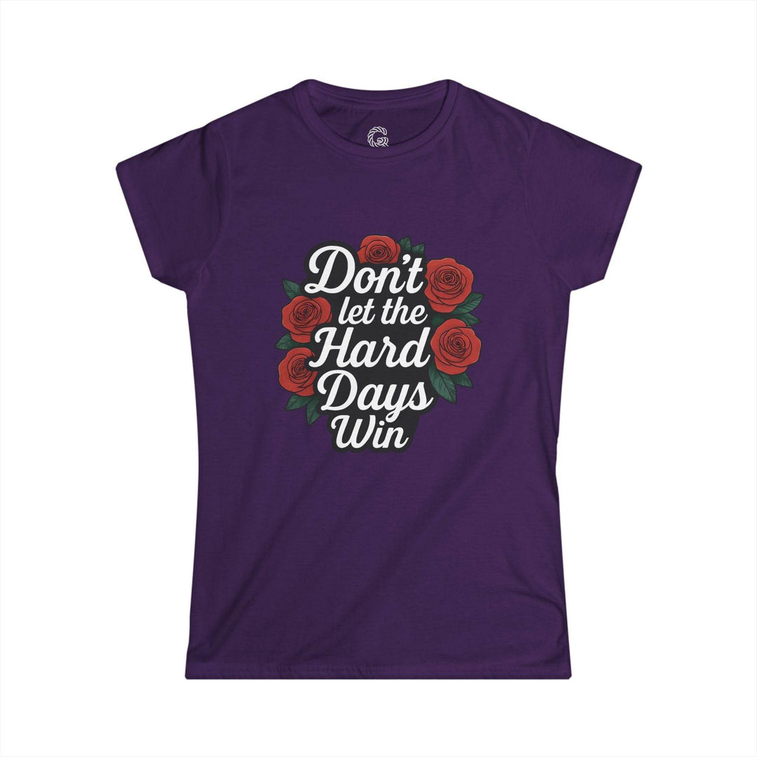 Confidence Empowering Apparel T-Shirt - Bold Rose Design - Gutsy Garb