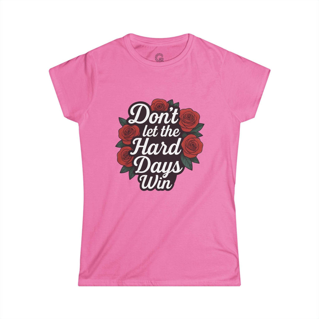 Confidence Empowering Apparel T-Shirt - Bold Rose Design - Gutsy Garb