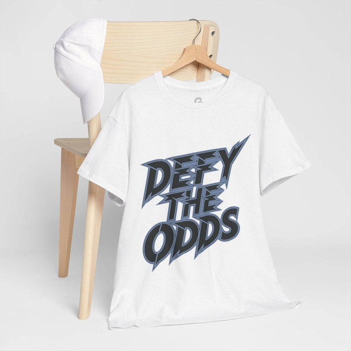 Defy the Odds Shirt - Bold Graphic Tee - Gutsy Garb