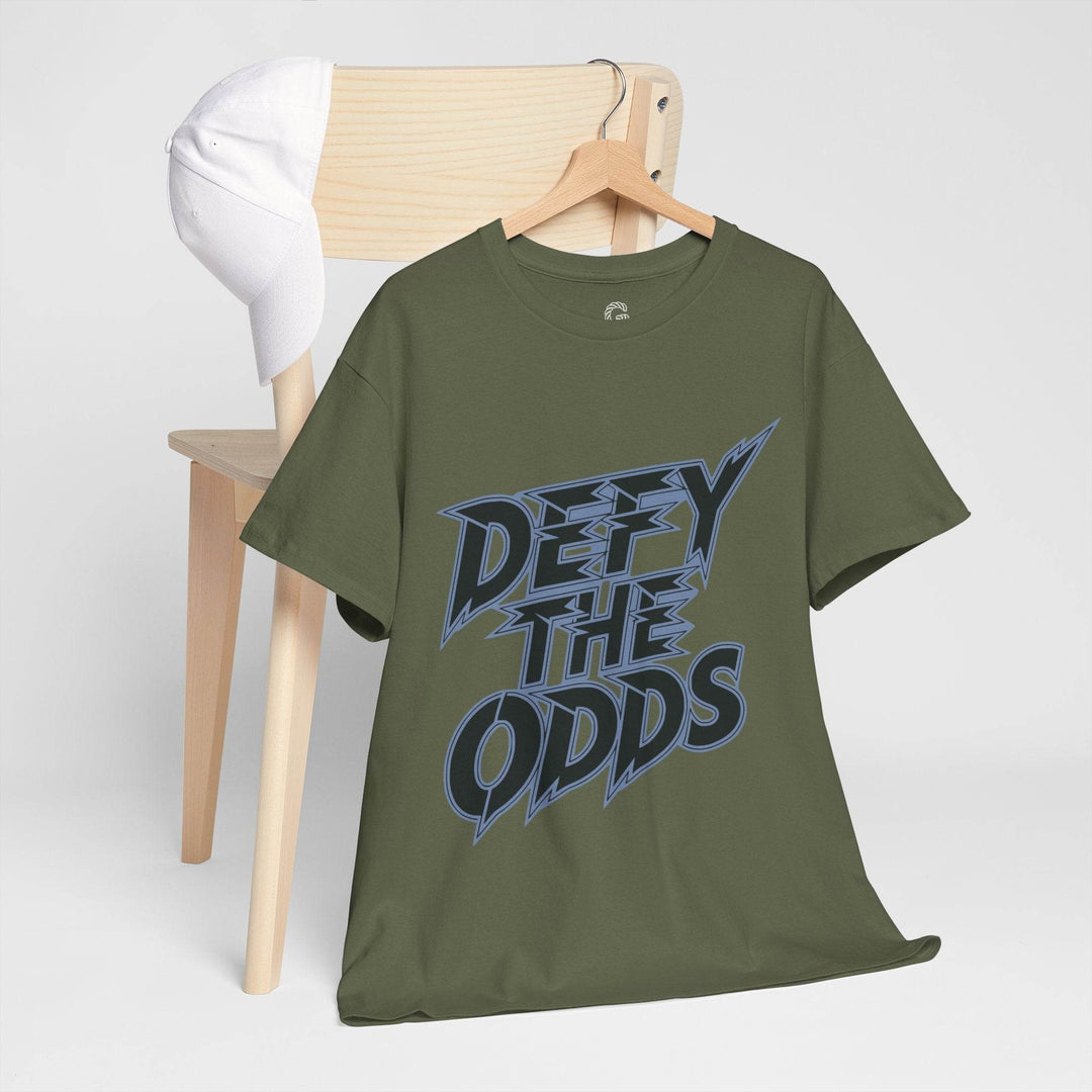 Defy the Odds Shirt - Bold Graphic Tee - Gutsy Garb