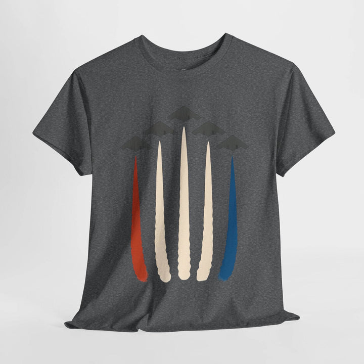 B-2 Bomber Graphic Tee with Americana Design - Gutsy Garb