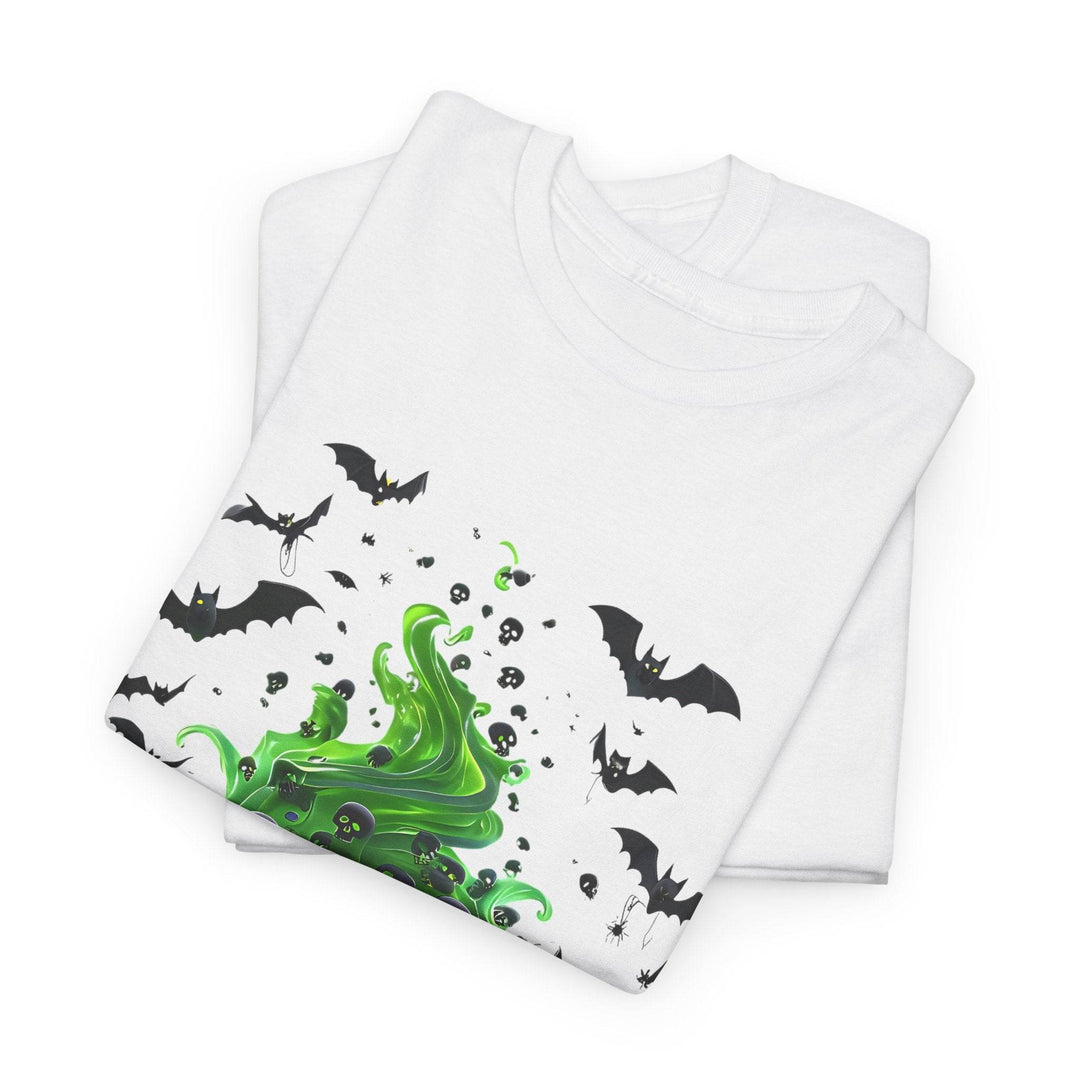 Halloween Cauldron T-Shirt with Spooky Design - Gutsy Garb