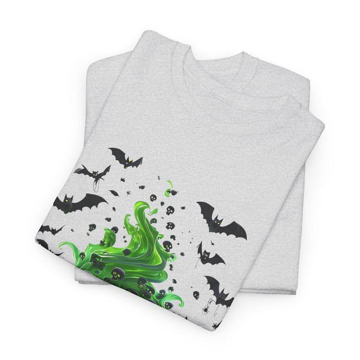 Halloween Cauldron T-Shirt with Spooky Design - Gutsy Garb
