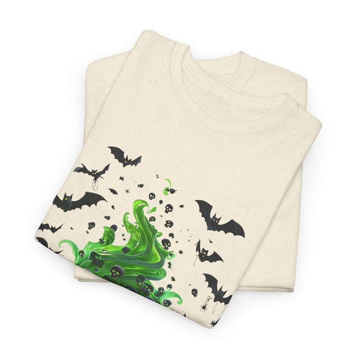 Halloween Cauldron T-Shirt with Spooky Design - Gutsy Garb