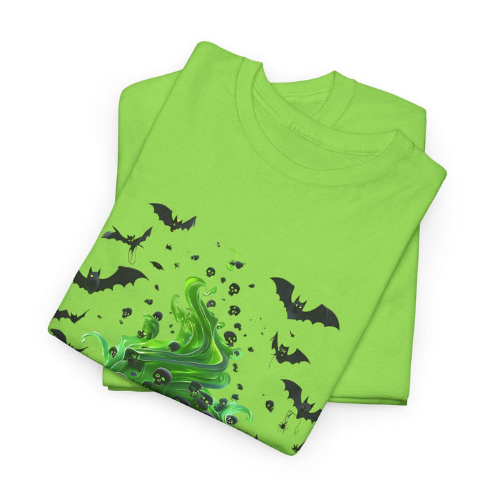 Halloween Cauldron T-Shirt with Spooky Design - Gutsy Garb