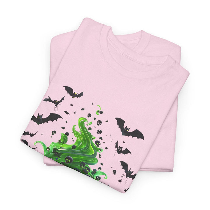 Halloween Cauldron T-Shirt with Spooky Design - Gutsy Garb