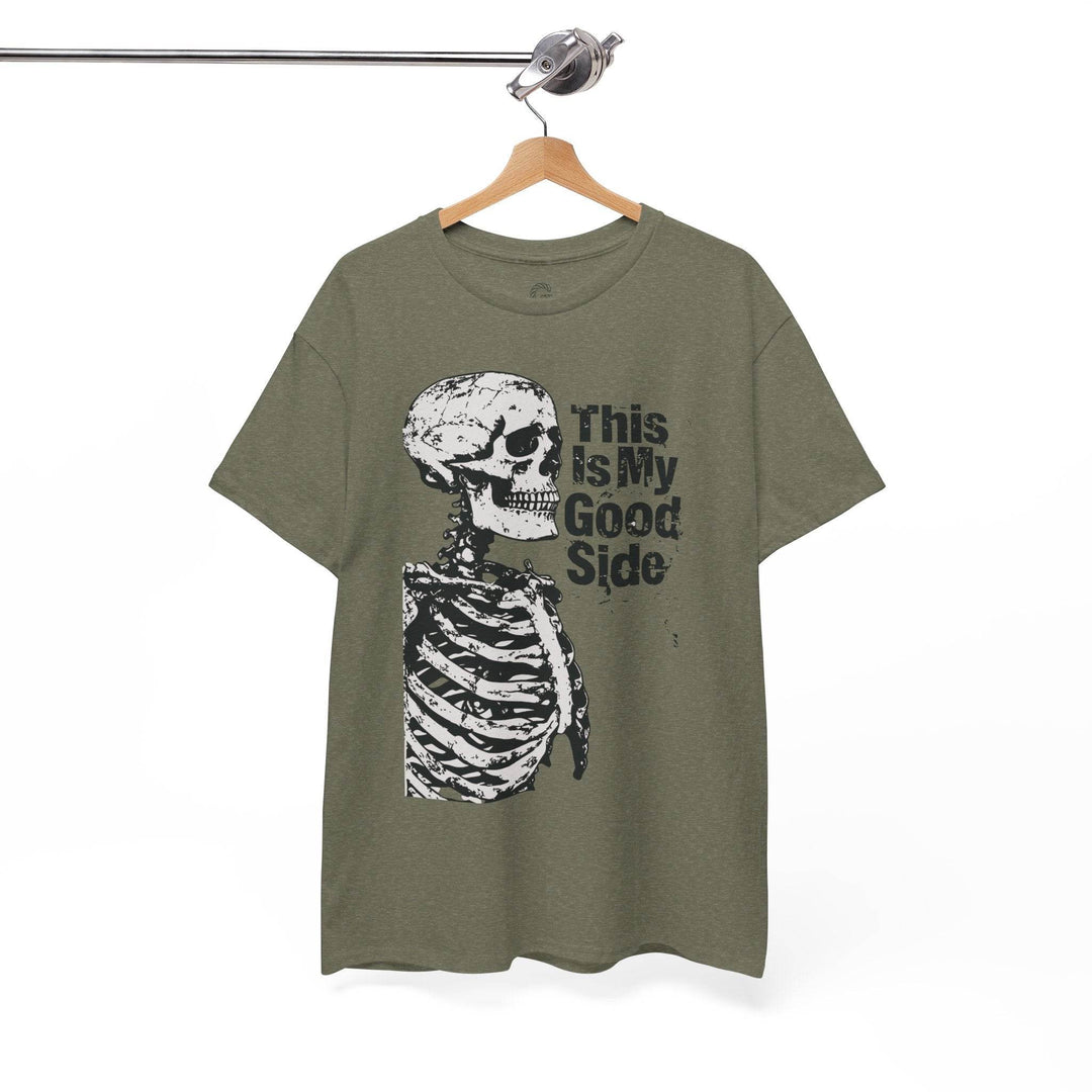 Bold Skeleton Design Apparel T-Shirt - Gutsy Garb