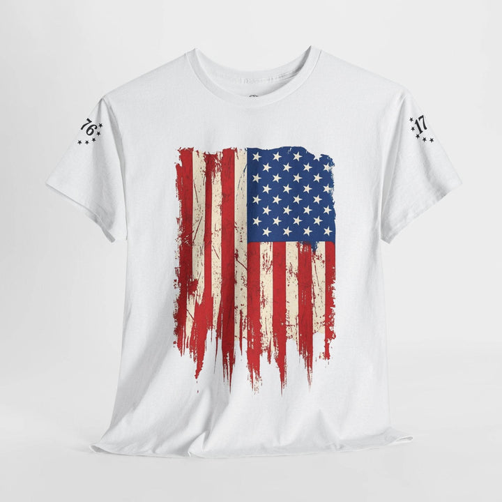 Distressed American Flag Shirt T-Shirt - Gutsy Garb