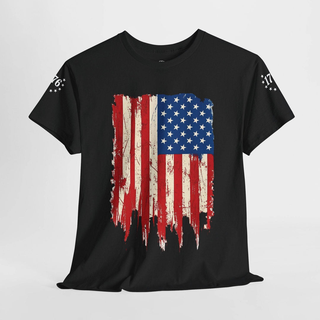 Distressed American Flag Shirt T-Shirt - Gutsy Garb