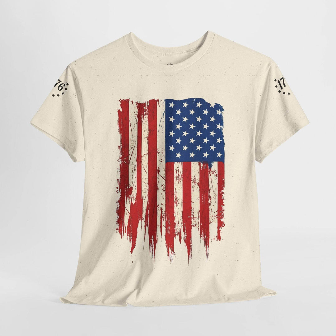 Distressed American Flag Shirt T-Shirt - Gutsy Garb