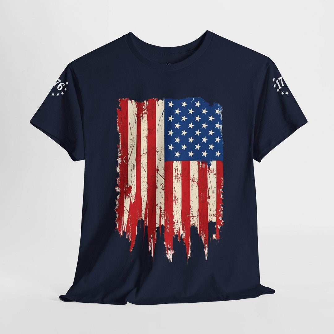 Distressed American Flag Shirt T-Shirt - Gutsy Garb