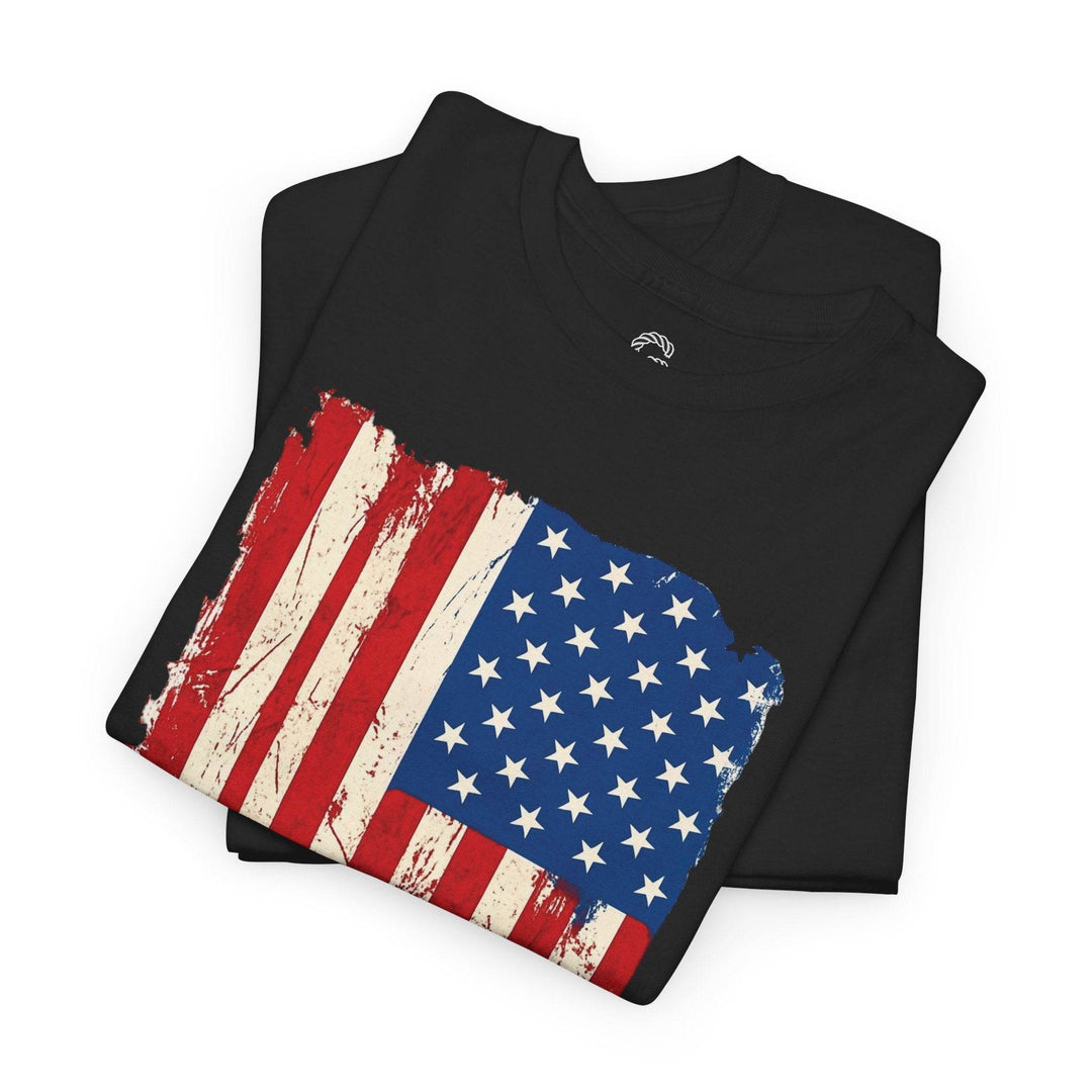 Distressed American Flag Shirt T-Shirt - Gutsy Garb
