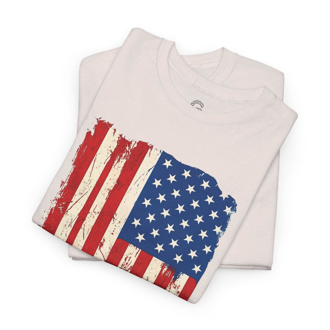 Distressed American Flag Shirt T-Shirt - Gutsy Garb