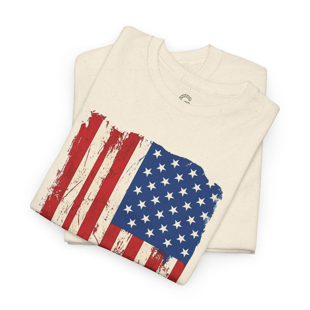 Distressed American Flag Shirt T-Shirt - Gutsy Garb