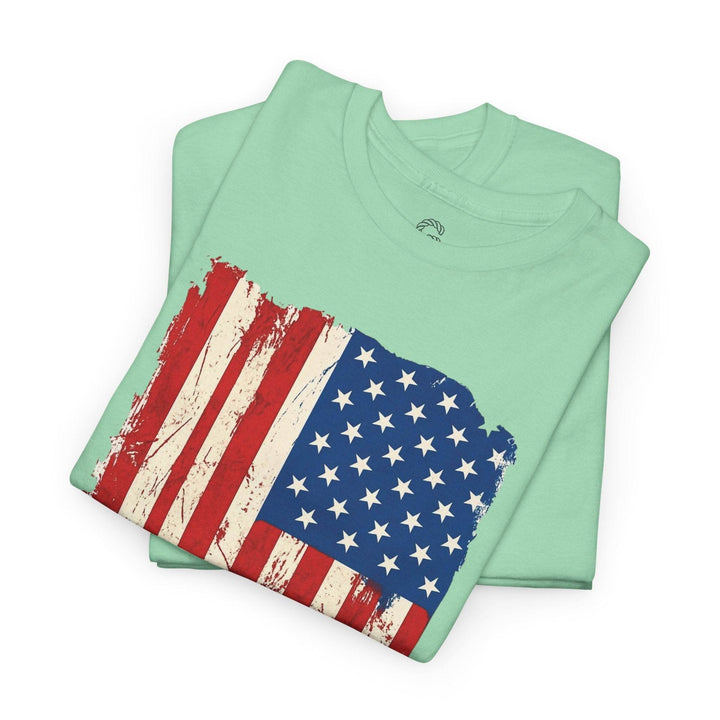 Distressed American Flag Shirt T-Shirt - Gutsy Garb