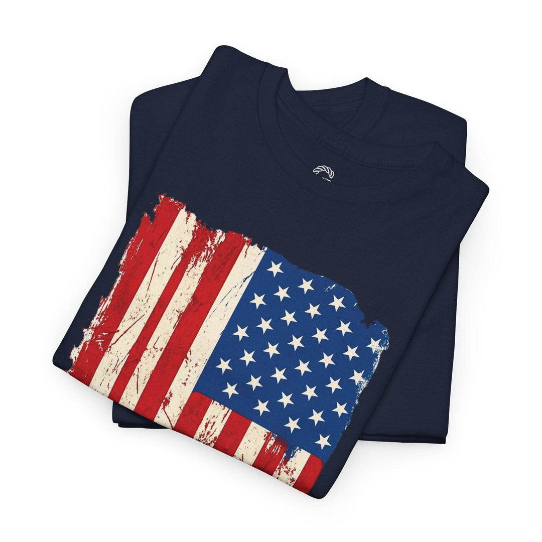 Distressed American Flag Shirt T-Shirt - Gutsy Garb