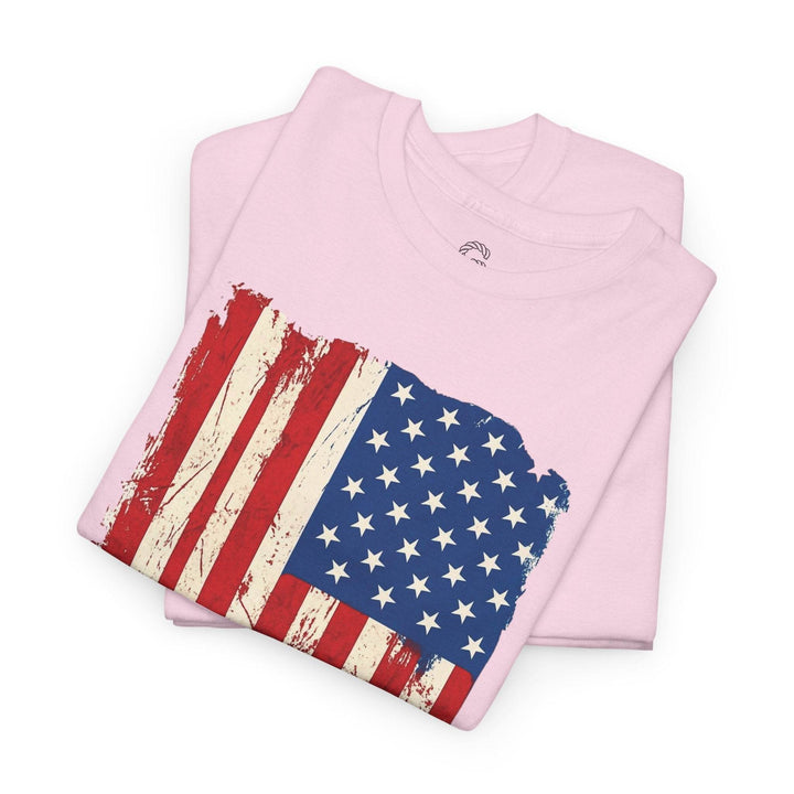 Distressed American Flag Shirt T-Shirt - Gutsy Garb