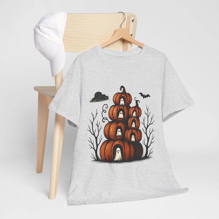 Halloween Pumpkin Ghost Shirt - Bold Halloween Tee - Gutsy Garb