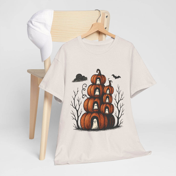 Halloween Pumpkin Ghost Shirt - Bold Halloween Tee - Gutsy Garb