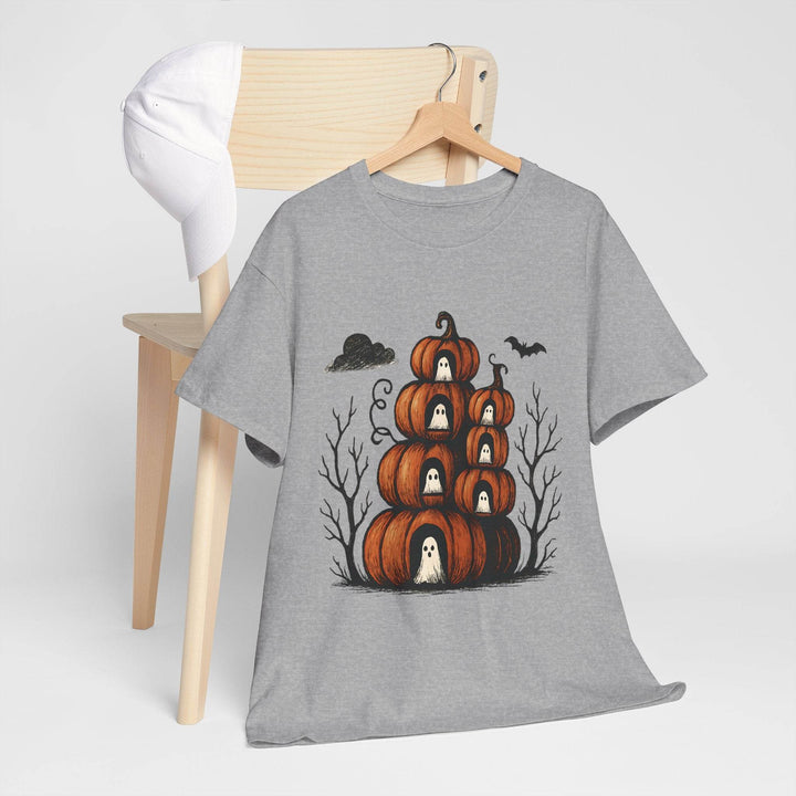 Halloween Pumpkin Ghost Shirt - Bold Halloween Tee - Gutsy Garb