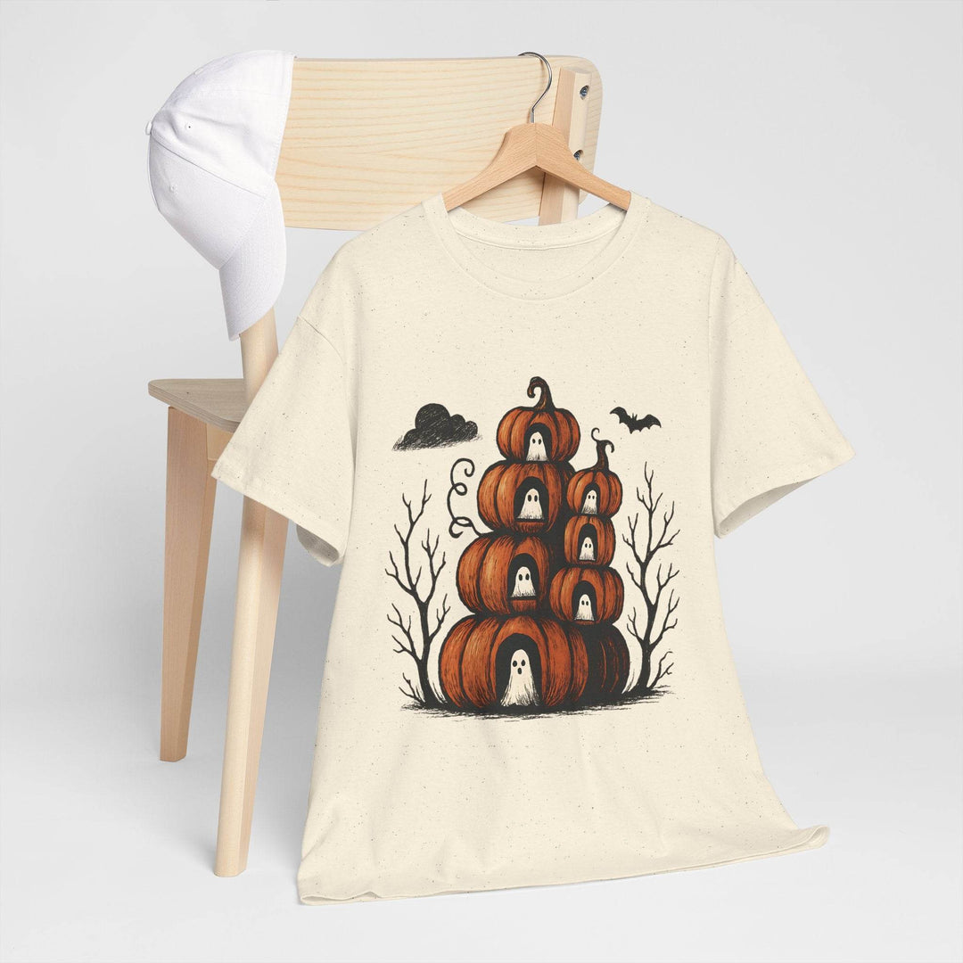 Halloween Pumpkin Ghost Shirt - Bold Halloween Tee - Gutsy Garb