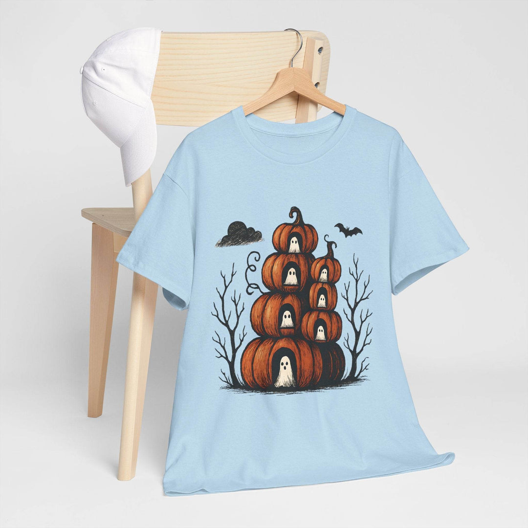 Halloween Pumpkin Ghost Shirt - Bold Halloween Tee - Gutsy Garb