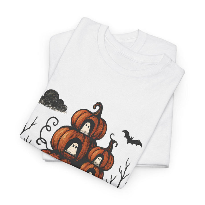 Halloween Pumpkin Ghost Shirt - Bold Halloween Tee - Gutsy Garb