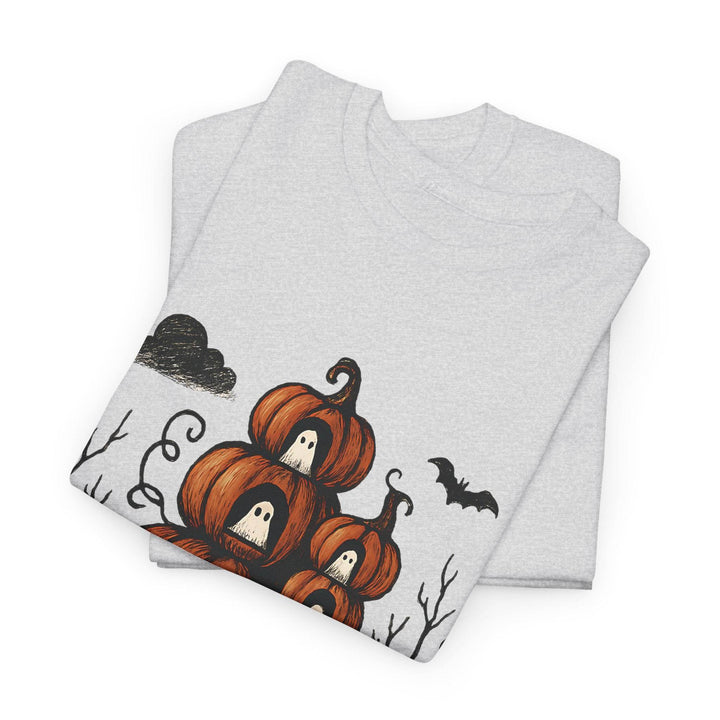 Halloween Pumpkin Ghost Shirt - Bold Halloween Tee - Gutsy Garb