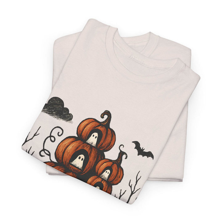 Halloween Pumpkin Ghost Shirt - Bold Halloween Tee - Gutsy Garb