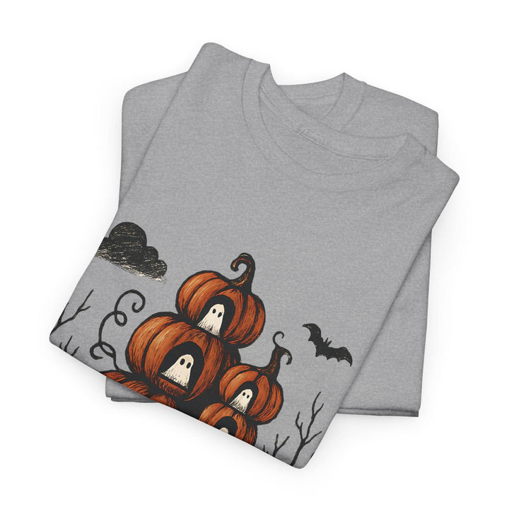 Halloween Pumpkin Ghost Shirt - Bold Halloween Tee - Gutsy Garb