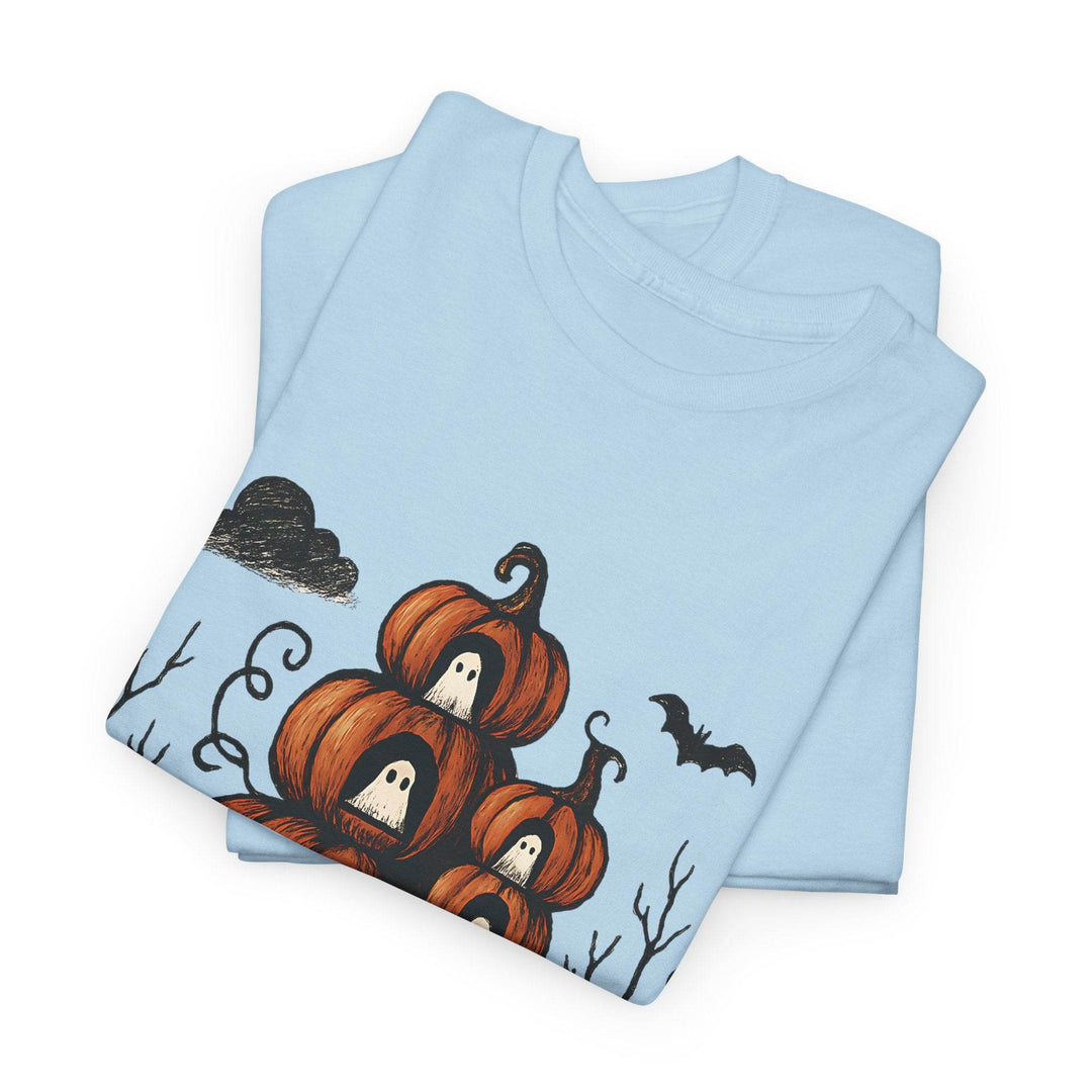 Halloween Pumpkin Ghost Shirt - Bold Halloween Tee - Gutsy Garb