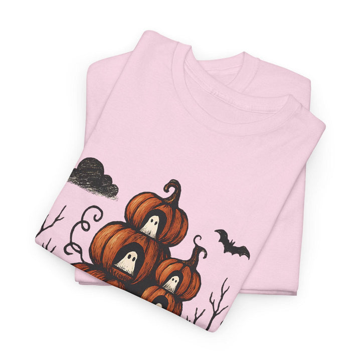 Halloween Pumpkin Ghost Shirt - Bold Halloween Tee - Gutsy Garb