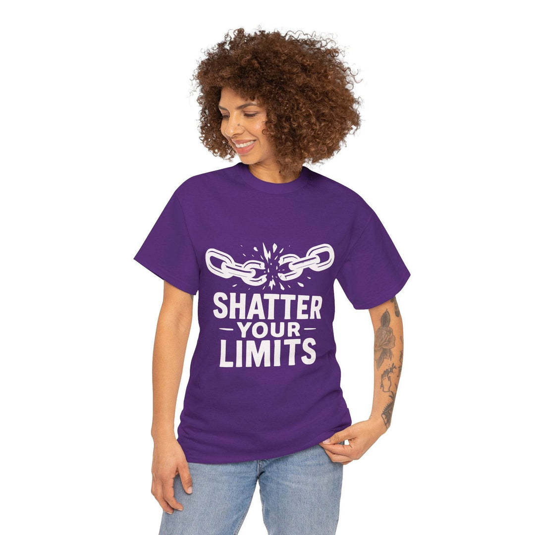 Shatter Your Limits Motivational Shirt - Gutsy Garb