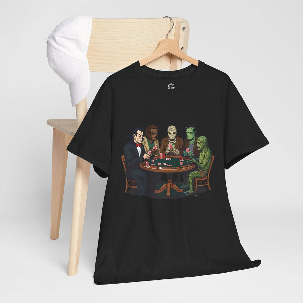 Spooky Monster Poker T-Shirt - Bold Graphic Tee - Gutsy Garb