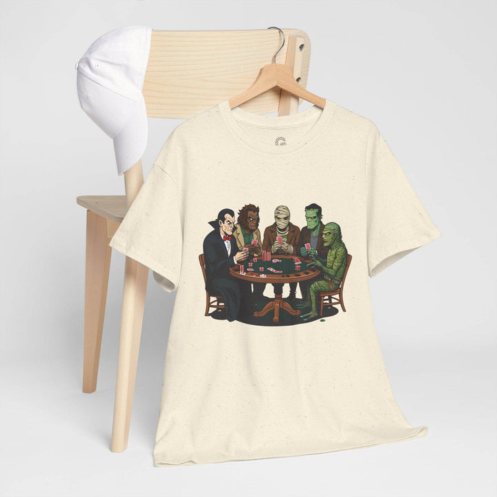 Spooky Monster Poker T-Shirt - Bold Graphic Tee - Gutsy Garb