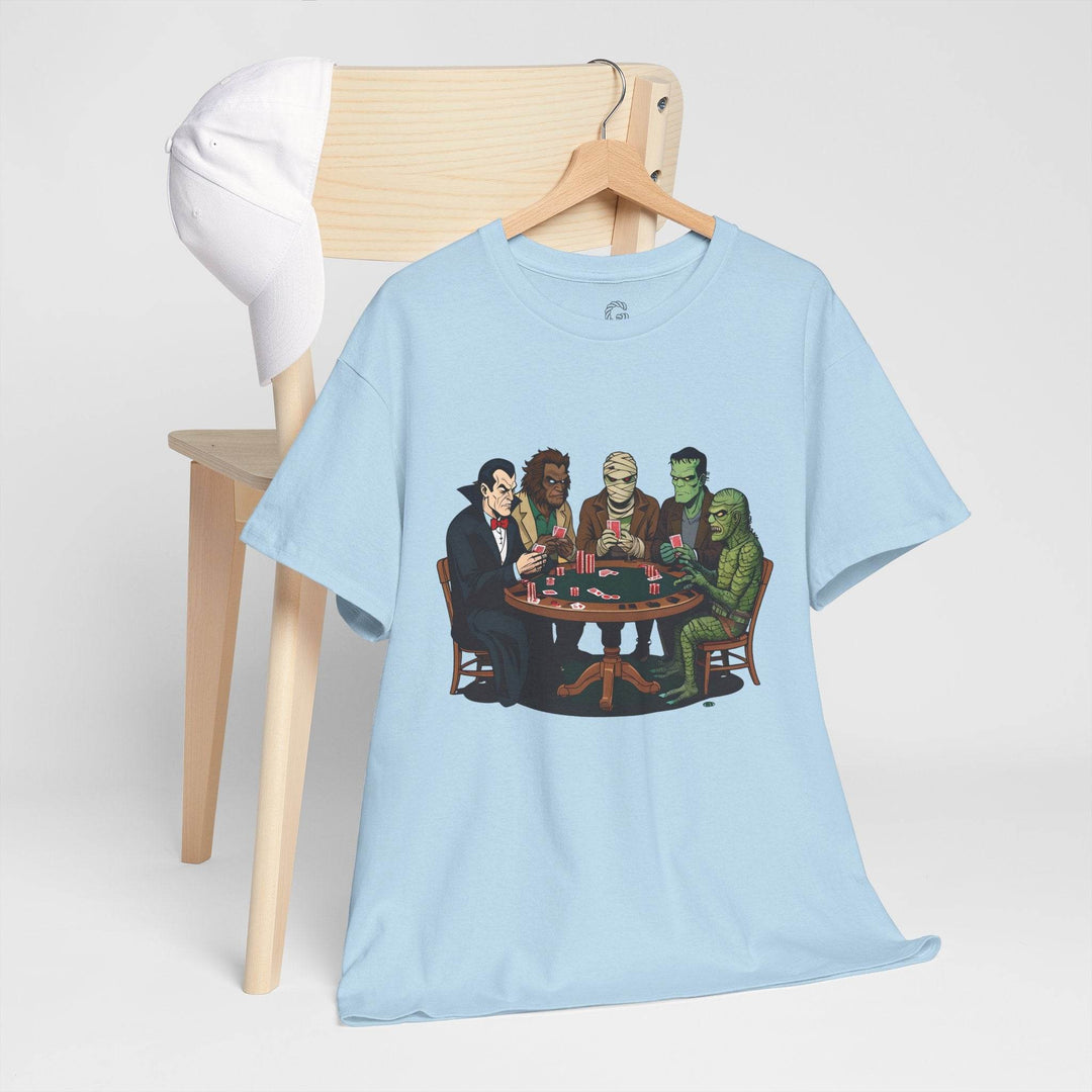 Spooky Monster Poker T-Shirt - Bold Graphic Tee - Gutsy Garb